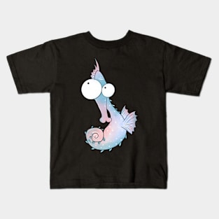 whimsical seahorse Kids T-Shirt